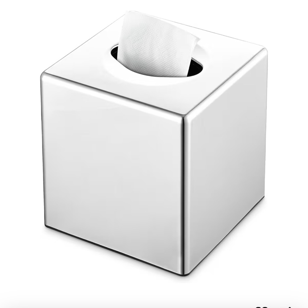 Mirror Finish Tissue Box Cover